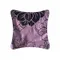 紫色大花抱枕