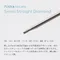 flicka nail arts 鑽石直筒磨頭-Small Straight