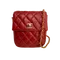 CHANEL Vintage | 紅色金釦口袋包 斜背包
