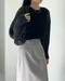 LINENNE－ mohair bolero cardigan (2color)