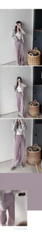 Slowand made－today denim薰衣草紫色直筒褲：4 size（有加長版本）