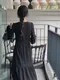 【預購】正韓 蕾絲簍空V領修身洋裝
