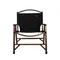 居合椅 - 胡桃木黑色(標準版、加寬版) Foldable and Detachable Wooden Chair - Walnut Wood Black Color (Standard Version, Wide Version)