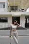 月月戀人-韓國短T+休閒褲 套裝