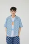 【22SS】韓國 棋盤格造型短袖襯衫
