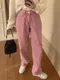 【預購】正韓 割破牛仔寬褲