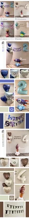 氣球外送：微笑生日主題套組(款式四選一DIY佈置款)[DB0083]