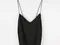 LINENNE －satin mini one piece (black)