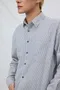 【26SS】韓國 泡泡紗雙色直紋短版長袖襯衫(2色)