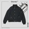 Gnomes lab 24AW Wide Cropped Stand Collar Deck Zip Jacket / 寬短立領甲板拉鍊夾克 / 黑