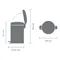 【缺貨】BRABANTIA PEDAL BIN 時尚腳踏垃圾桶 12L #113765 (金屬薄荷)