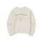 SNOW PEAK 24F/W WOMENS'S LETTERING SEMI CROP SWEATSHIRTS S24FWFHT63