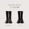 Slowand  －Middle Long Boots 中筒靴：2 colors