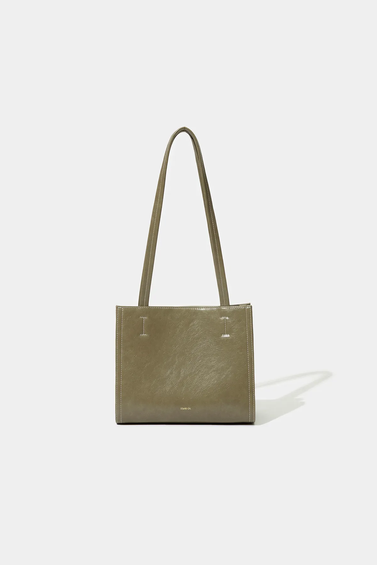 Stand Oil－ Oblong bag Mini：墨綠色바질！極美！