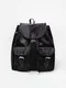 LINENNE品牌自訂款－gleam pocket backpack (black) 黑色後背包