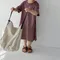 親子款-日系純色口袋洋裝/3色