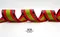 雙邊方格複合跳線撞色特殊織帶 -38mm