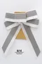 可愛斑馬蝴蝶結(K1756-00/Adorable Zebra Butterfly Bow) ｜手作｜布置｜白色｜緞帶用途