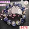 🌸貞緣水晶飾品🌸AB016藍紋石手鍊15+mm/奶油體