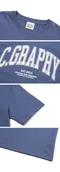 【24SS】codegraphy 校園LOGO短袖上衣(藍)