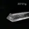 超光高品質雙尖白水晶柱207.01g18.6cm