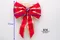 新年祝賀蝴蝶結(W934G-1/New Year's Celebration Butterfly Bow) ｜手作｜布置｜紅色｜緞帶用途