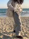 LINENNE－pin tuck 2way string pants (3color)：針褶2way棉長褲