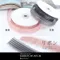 K1508-25 輕條紋透雪紗蕾絲折景緞帶 25mm  (K1508-25  STRIPE SHEER PLEATED RIBBON 25mm )