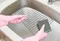 日本COGIT廚房清潔去污用2入海綿菜瓜布組931620(不鏽鋼絲表面;可對折/攤開)適鍋具爐具烤網烤盤鍋架