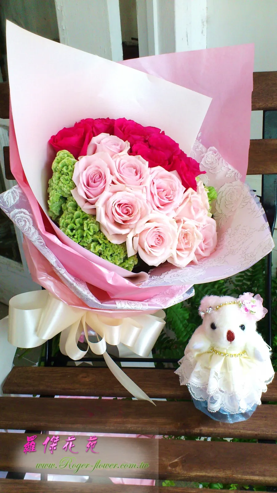 R1002 思念 粉玫瑰 宅配送花 花店 台北市花店 新北市花店 五股花店 新莊花店 蘆洲花店 情人節 七夕情人節 情人節花束 淡水花店 竹圍花店 訂花 送花 八里花店 關渡花店 北投花店