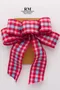 格紋野餐墊蝴蝶結(PF240/Checkered Picnic Mat Butterfly Bow) ｜手作｜布置｜情人節｜緞帶用途