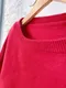 弧型短版針織衫＋英倫格紋吊帶裙_(多色:綠/紅)
