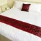 紅色玫瑰床飾巾