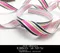 PR2847-1-TS001 彩色粗細線條緞帶 15MM(PR2847-1-TS001 COLORFUL THICK & THIN VERTICAL LINES RIBBON  15MM)