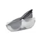 【NOOZ】時尚造型運動墨鏡－鏡腳便攜款- Dino矩形 (炫光銀)