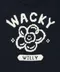 【25FW】Wacky Willy 經典花朵LOGO針織上衣(深藍)