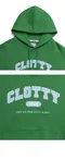 【22SS】 Clotty 文字Logo連帽Tee（綠）