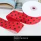 PR154-38 印刷點點風羅紋緞帶 羅紋點點 38mm  (PR154-38 Polka Dots Grosgrain Ribbon 38mm )