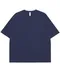 【25SS】Nomanual 美式拚色圖案短袖上衣(深藍)