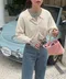 LINENNE －cotton crop cardigan (3color)