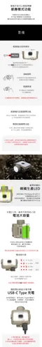 [ CLAYMORE ] 120D UV 感應式紫外線夾帽燈-沙色｜頭燈 露營燈 釣魚燈 湖釣 海釣 照明燈 登山燈