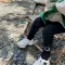 女童笑臉修身長褲（剩90~130)