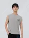 【26SS】韓國 標語仿舊無袖寬肩背心(3色)