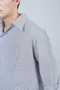 【23SS】韓國 斜扣造型直紋襯衫