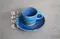 藍海咖啡杯盤組-日本製