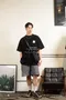 REPUTATION PRODUCTIONS® NYLON TAFFETA  SHORTS / D- SHORTS. SS - 四面彈裁片休閒短褲 / 灰