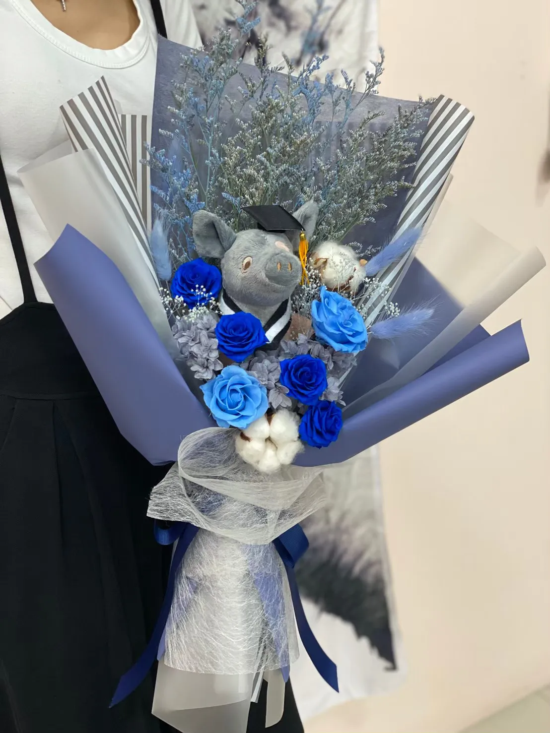 告白小豬花束畢業花束