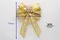閃耀雪花蝴蝶結(W537G-2/Sparkling Snowflake Butterfly Bow) ｜手作｜布置｜金色｜緞帶用途