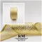 W691-10 金屬質感織帶 40mm (W691 Fancy Gold Side Stitching Ribbon -40mm)
