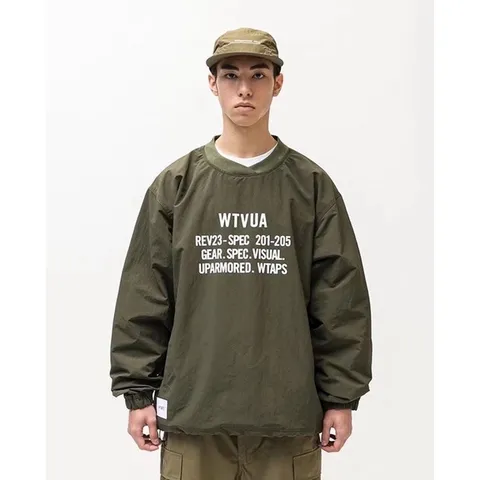 WTAPS 22SS SMOCK JACKET NYLON TUSSAH 套頭衝鋒衣外套尼龍夾克